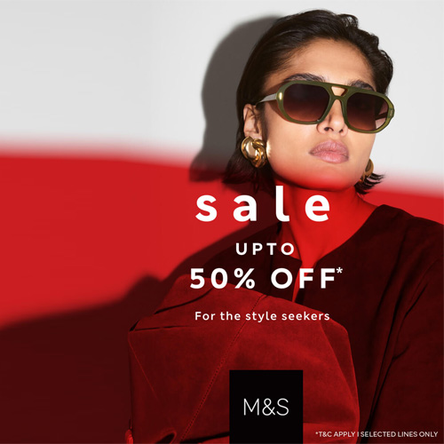 m&s Sale upto 50%